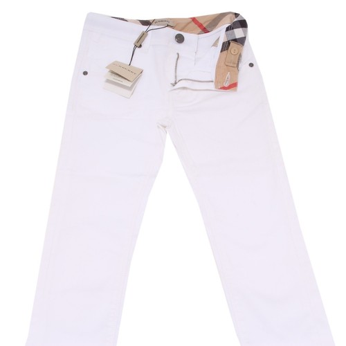 9652O pantaloni bimba bianco BURBERRY trousers pants kids - Imagen 3 de 4