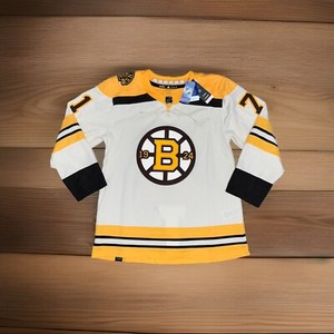 Adidas Boston Bruins Third Hockey Jersey Taylor Hall 100th IM8293 Size 54