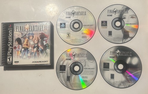 Final Fantasy 9 (Sony PlayStation 1 PS1, 2000, 4-Disc Set) *NO MANUAL* - Picture 1 of 6