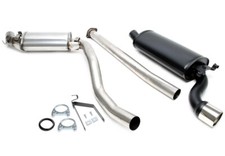 Sportauspuffanlage 1x90mm für Saab 9000 CS Turbo Typ YS3C 2.0l/2.3l/Aero