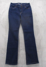 Old Navy Jeans Women's 4 Mid-Rise Bootcut Blue Dark Wash Cotton Blend Stretch