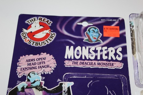UNUSED Dracula Complete Real Ghostbusters Monsters 1986 Figure w Cardback Bubble - Picture 4 of 11