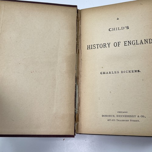 CHILD'S HISTORY OF ENGLAND The Works Charles Dickens Donohue Chicago Hardcover - Picture 11 of 12