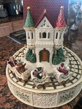 Vintage Lenox Holiday Christmas Musical Roller Coaster Collectible