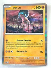 Ting-Lu 110/167 Holo Rare Twilight Masquerade Pokemon - Pack Fresh Near Mint NM