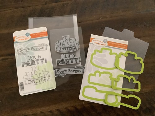 NEW!! Fun Stampers Journey, Stamps and Die Cuts, Party Reminders - Picture 1 of 6