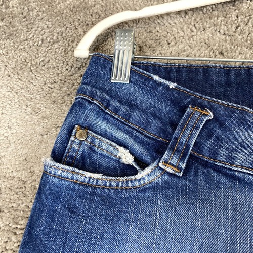 Only Jeans Bootcut Leg Damen Gr. 38x32 Blau Low Rise 5-Pocket Medium Wash - Bild 3 von 12