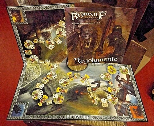 GIOCO IN SCATOLA BEOWULF LA LEGGENDA EG FANTASY VINTAGE SOCIETA' TAVOLO KM - Picture 3 of 4