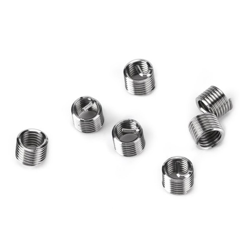 30Pcs M6 X 1.0mm Metric Thread Repair Insert Kit HSS Drill Helicoil Repair A9S1 - Foto 11 di 12