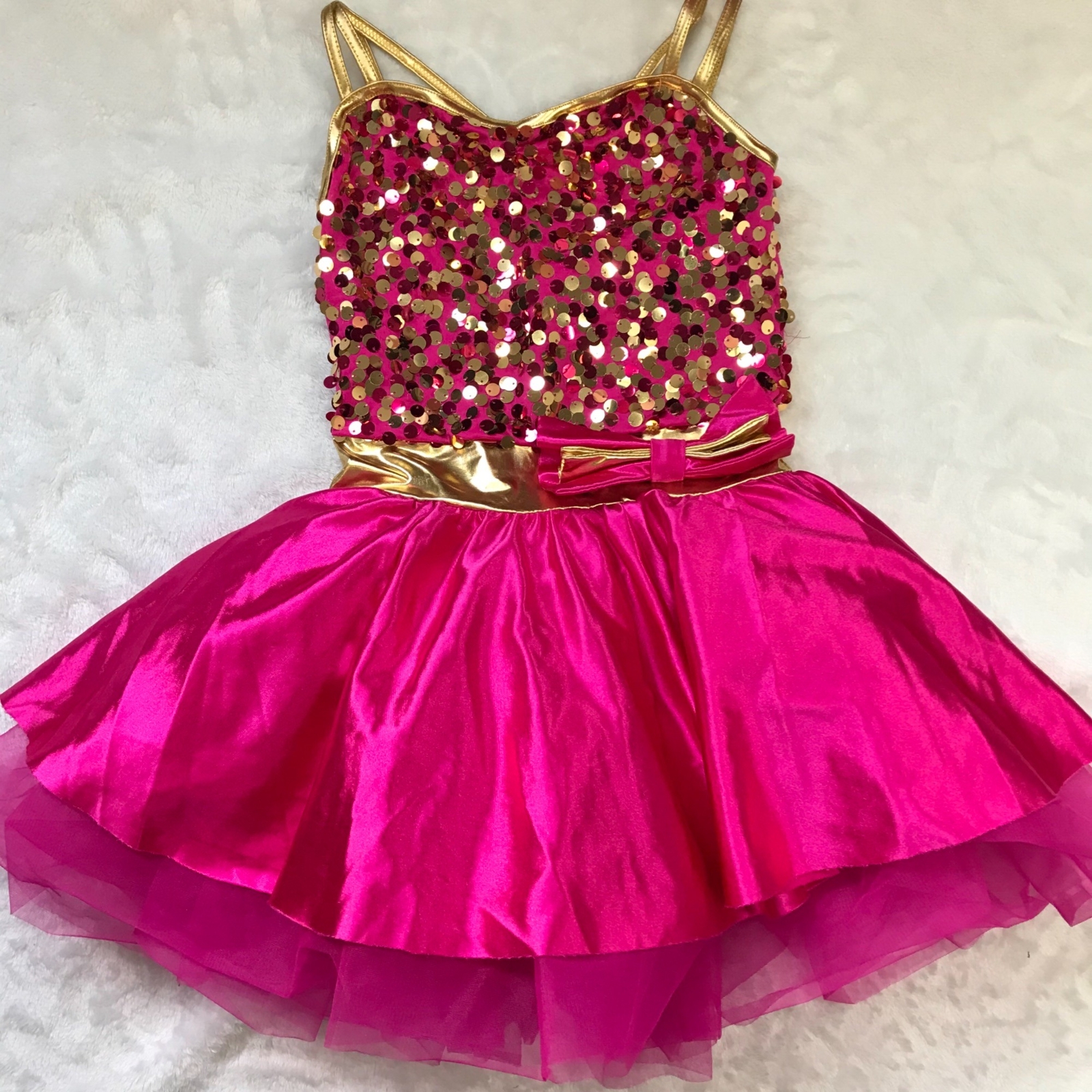 Weissman Sequined Tulle Dance Costume Girls Size … - image 14