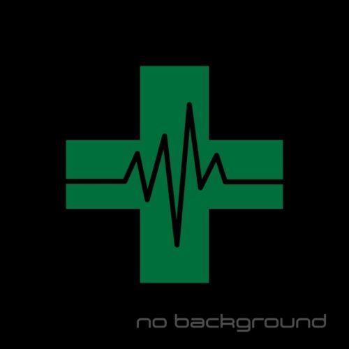 Calcomanía de vinilo pegatina Cross Heartbeat - ECG médico Health Lifeline EMS ventana de automóvil - Imagen 13 de 17