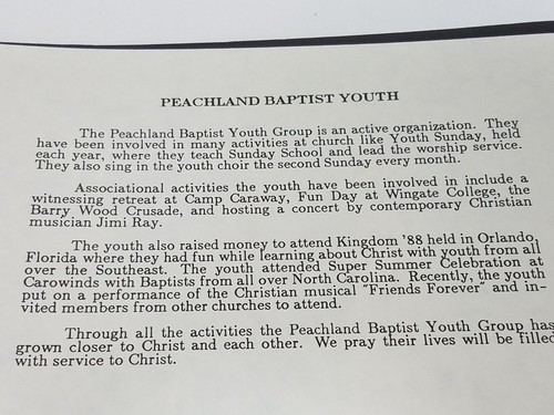 Peachlands Kitchen Cookbook Spiral-Bound Recipes Peachland Baptist Youth Church - Imagen 3 de 6