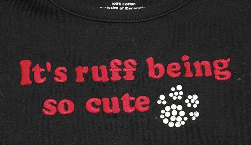 2008 Gymboree Holiday Friends Shirt sz 4 NWT Black Ruff Being So Cute Stripe Dog - Picture 3 of 9
