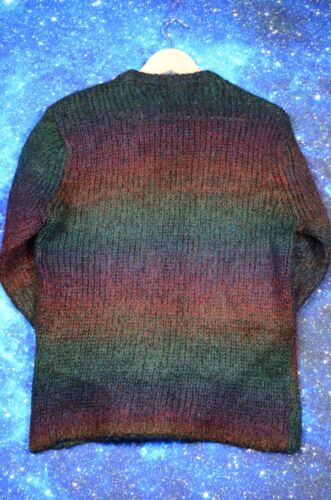 Topman Angora Goat Hair Knitwear Sweater Multicolor Mens Small Pullover Soft - Picture 4 of 7