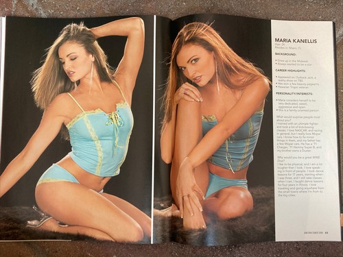 WWF WWE DIVAS MAGAZINE CHRISTY HEMME Feb 2005 WRESTLING + AMY Chandra TRACIE ++ - Bild 7 von 12