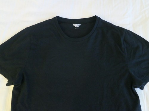 Old Navy Soft-Washed Curved-Hem Tee Crew neck T-shirt Men Black Jack S-M Medium~ - Bild 4 von 6