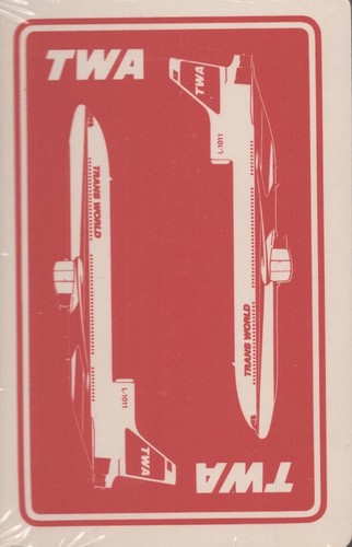 Carte da gioco - TWA Airlines - La scatola è aperta - le carte sono sigillate/inutilizzate - Foto 2 di 3