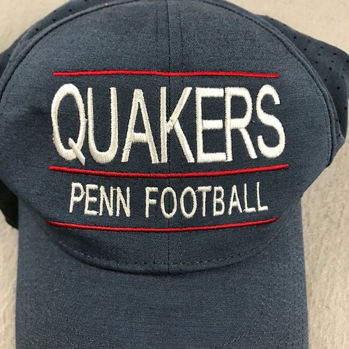 Nike Penn Quakers Football Cap Adult One Size Blue Dri Fit Hat Adjustable Strap - Picture 2 of 7