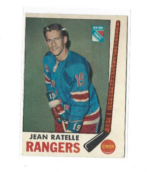1969-70 O-Pee-Chee #42 Jean Ratelle BACK ISSUE