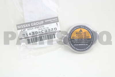 明出品 Nissan 21430C992D CAP ASSY-FILLER 21430-C992D Engine Water
