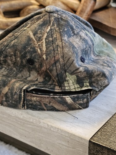 Cappellino a sfera in vero legno mimetico PPG ricamato cinturino regolabile - Foto 5 di 10