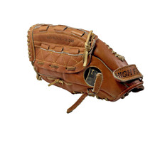 Vintage High Five 3001 LEFT HANDED THROW Dual Hinge Glove Mitt Crafted Leather.