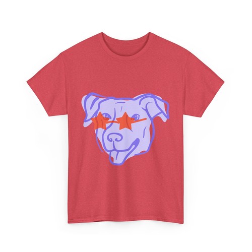 Cool Dog Graphic Tee, Unisex Heavy Cotton T-shirt, Pet Lover Gift, Casual Wear, - Picture 40 of 45