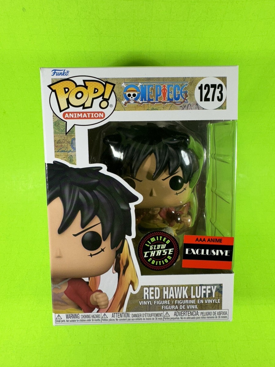 FIGURINE FUNKO POP One Piece Red Hawk Luffy 1273 - Limited Chase - NEUVE EUR 49,90 - FR