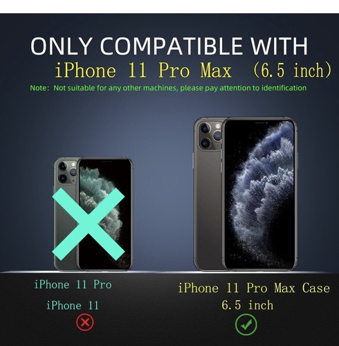 Magnetic for iPhone 11 Pro Max Phone Case[Compatible with MagSafe Wireless Charg - Afbeelding 8 van 8