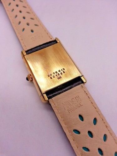 14K solid yellow gold Concord Men's Wrist Watch - Picture 6 of 10