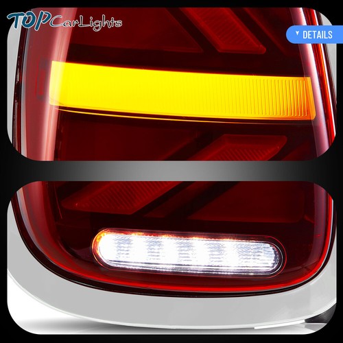 VLAND Chrome LED Tail lights For 2014-2020 Mini Cooper F55 F56 F57 W/Animation - Foto 10 di 16