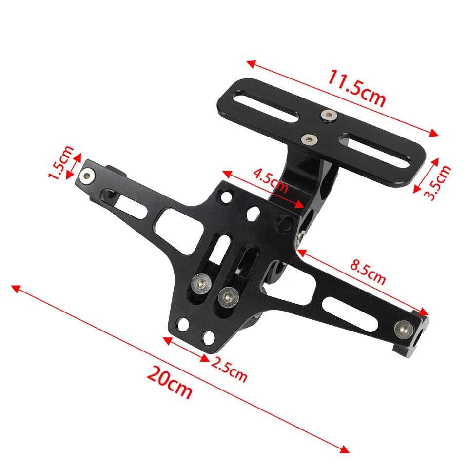 Soporte para matrícula Fender + luces de señal de giro para RC 125 200 250 390 Foto 2 de 4