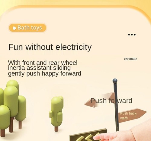 Montessori Baby Toy Cars for 1 Year Old Toddler Birthday Gift Toys Cartoon Car - Picture 15 of 25
