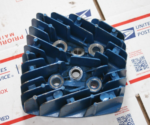 1975-76 SUZUKI TC125 OEM CYLINDER HEAD VIN # TC125-18823 - Picture 2 of 3