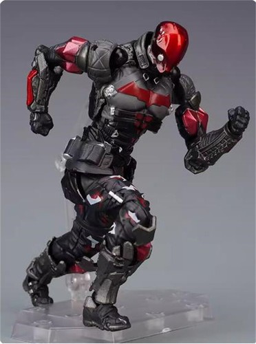 17cm Anime DC Arkham Knight Red Hood Jason Todd Robin Action Figure Model Gifts - Picture 6 of 10