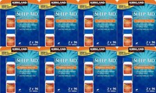 Kirkland Signature Sleep Aid Doxylamine Succinate 25mg Fall Asleep 16 Pack