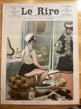 1904 LE RIRE  MAGAZINE WITH NOTED ARTISTS ~ ART NOUVEAU ~ IMPRESSIONISM