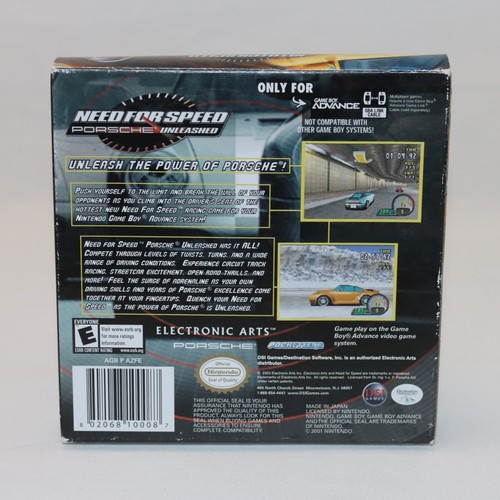 Need for Speed: Porsche Unleashed (Game Boy Advance) NUR BOX & BOOKLETS ohne Spiel - Bild 5 von 11