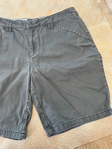 Eddie Bauer Shorts Women's 12 Legend Wash Dark Gray Bermuda waist 36” inseam 10” - Picture 3 of 5