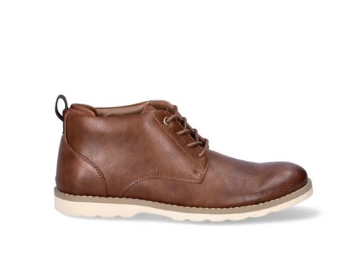 Men’s Chukka Dress Boots Leather Brown 9 Comfort Insoles MADDEN NYC Adam SALE NB - Picture 9 of 24