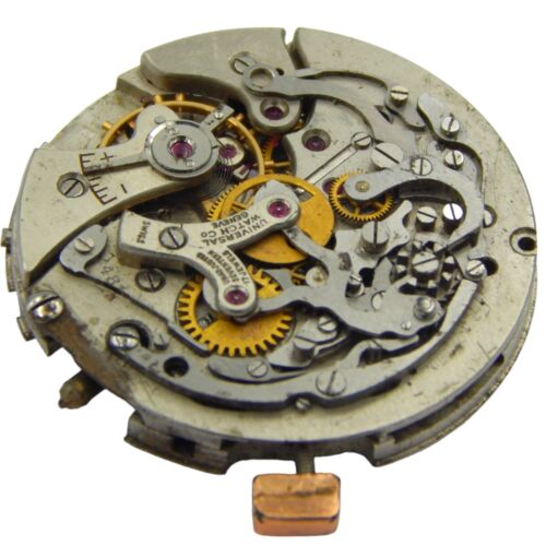Rare Universal Geneve Cal. 481 Chronograph Movement with Moonphase for Parts - Picture 4 of 13