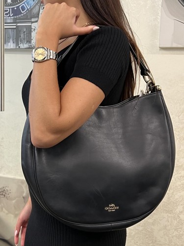 Coach Black Leather Nomad Glovetanned Hobo Shoulder Ladies Bag 36026 - Picture 6 of 6