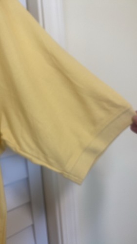 NWT DOCKERS 100% Cotton Colorbond Cool Effects No Tags Yellow Polo Shirt Size L - Picture 7 of 7