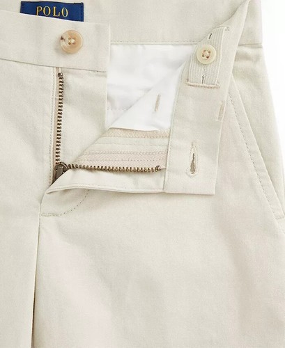 NWT Polo Ralph Lauren Boys Straight Fit Stretch Twill Short Sand 10 - Picture 3 of 3