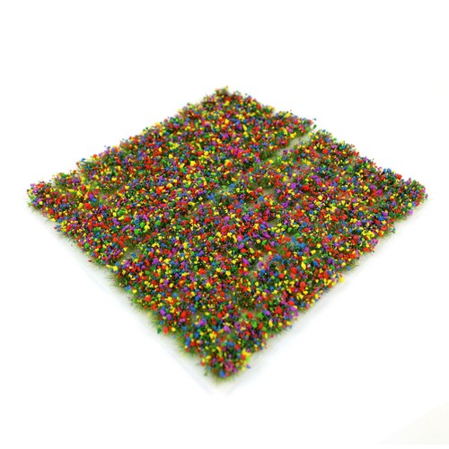 WWS Static Grass Tufts x 100 – Mixed Flowers, 6mm – Model Railway Wargame - Picture 2 of 7