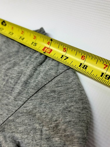 Nike Womens T-Shirt Size M Medium Athletic Dept Gray Swoosh Pocket Cuffed Sleeve - Picture 6 of 7