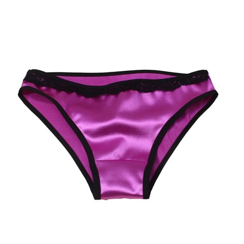 Sexy Damen-Slips Satin G-String Tangas Dessous Unterwäsche Höschen seidig-Knicker - Bild 34 von 40