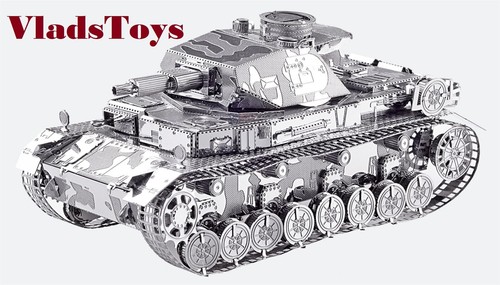 Piececool 3D Metal Model Kit German Panzer IV Tank Jigsaw Toy/Puzzle HP037-S  - Picture 1 of 4