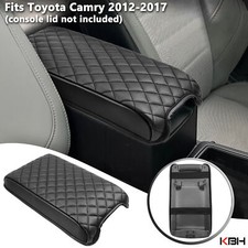 Fits Toyota Camry 2012-2017 Center Console Armrest Cover Leather Cushion Pad