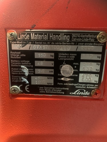 NATIONAL LINDE Late Model Tow Tug Great Battery With Charger As Shown - Picture 8 of 8
